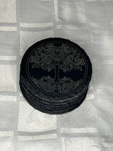 Load image into Gallery viewer, Laser Engraved Slate Drink Coasters - Tree Of Life - Set of 6