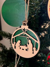 Load image into Gallery viewer, Set of 6 Christmas Tree Ornaments | Holiday Ornaments | Laser Cut Ornaments | Tree Decorations