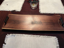 Load image into Gallery viewer, Handcrafted Solid Walnut Serving/Charcuterie Tray