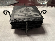 Load image into Gallery viewer, Engraved Slate Coasters | Jaguar Coasters | Drink Coasters