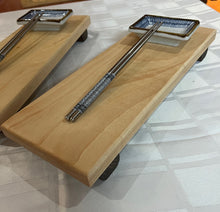 Load image into Gallery viewer, Sushi Boards | Handcrafted | Includes Bowls & Chopsticks | Serving Tray | Housewarming Gift