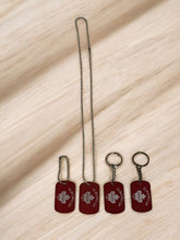 Load image into Gallery viewer, Elbows Up Canada Keychain/Key Tag/Laser Engraved