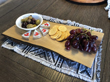 Load image into Gallery viewer, Handcrafted 17" Live Edge Walnut Charcuterie Board