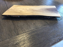 Load image into Gallery viewer, Handcrafted 17" Live Edge Walnut Charcuterie Board