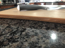 Load image into Gallery viewer, Set of two 17" Live Edge Cherry Serving Tray/Charcuterie Boards