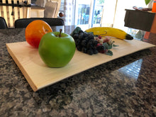 Load image into Gallery viewer, Set of 2 Handcrafted, Live Edge Poplar Wood Charcuterie Boards