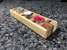 Load image into Gallery viewer, Handcrafted Multi-Wood Tea Light Holder