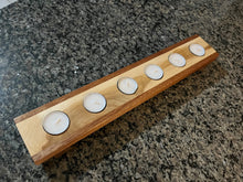Load image into Gallery viewer, Handcrafted Long Multi-Wood Tea Light Holder