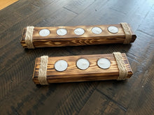 Load image into Gallery viewer, Rustic 3 or 5 Light Tealight Candle Holder
