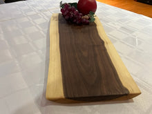 Load image into Gallery viewer, Live Edge Walnut Charcuterie Board
