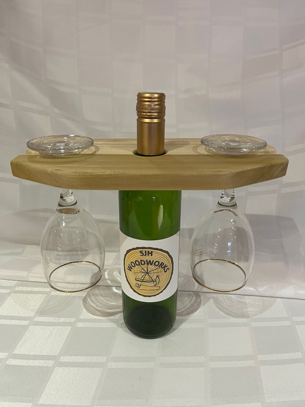 Poplar Wood Wine Glass Holder