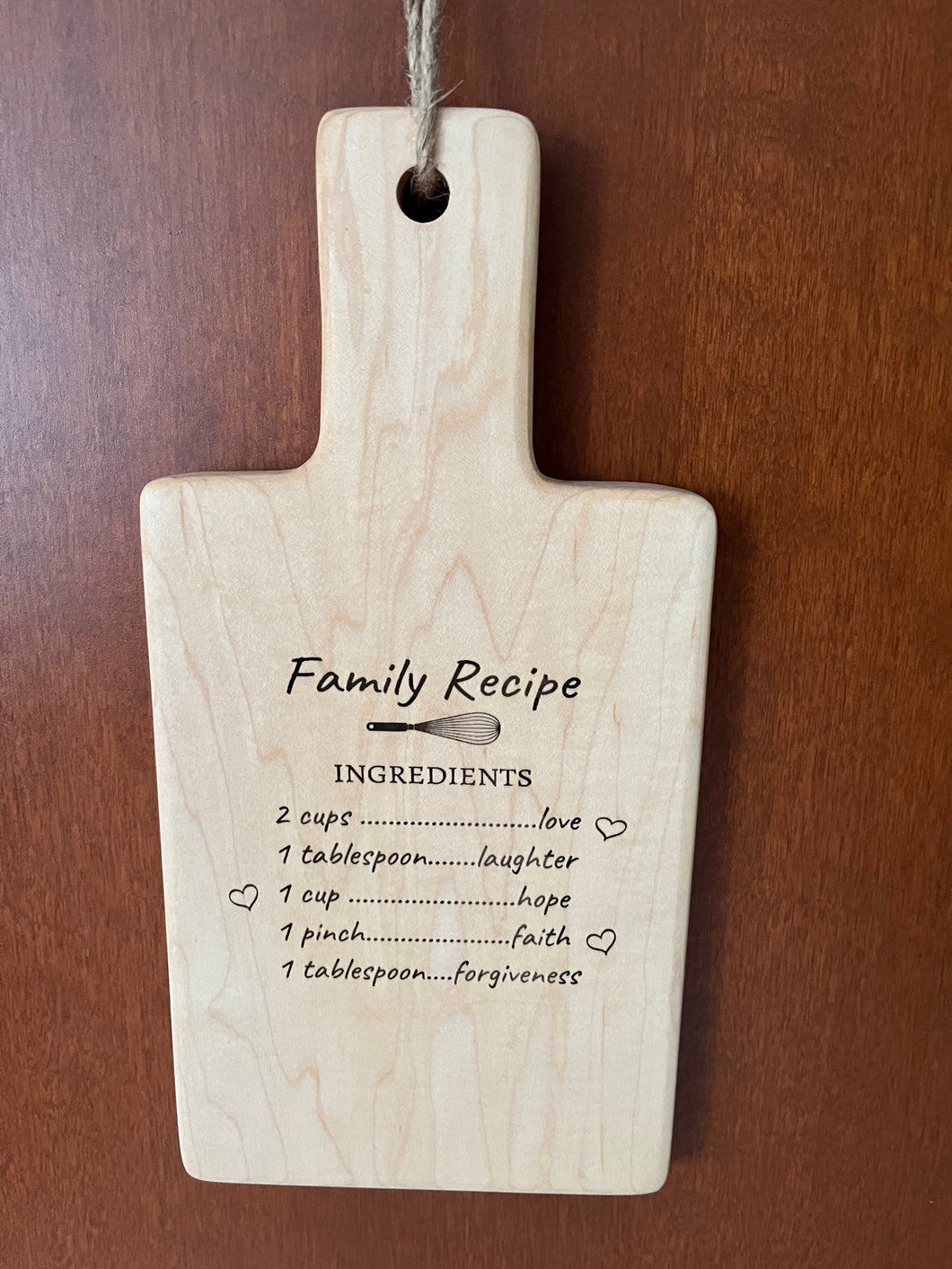 Handcrafted, Engraved Mini Charcuterie Board