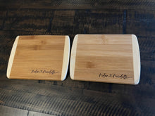 Load image into Gallery viewer, Set of 2 Laser Engraved/Personalized Mini Cheese Boards
