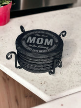 Load image into Gallery viewer, Laser Engraved Slate Coasters for Mom
