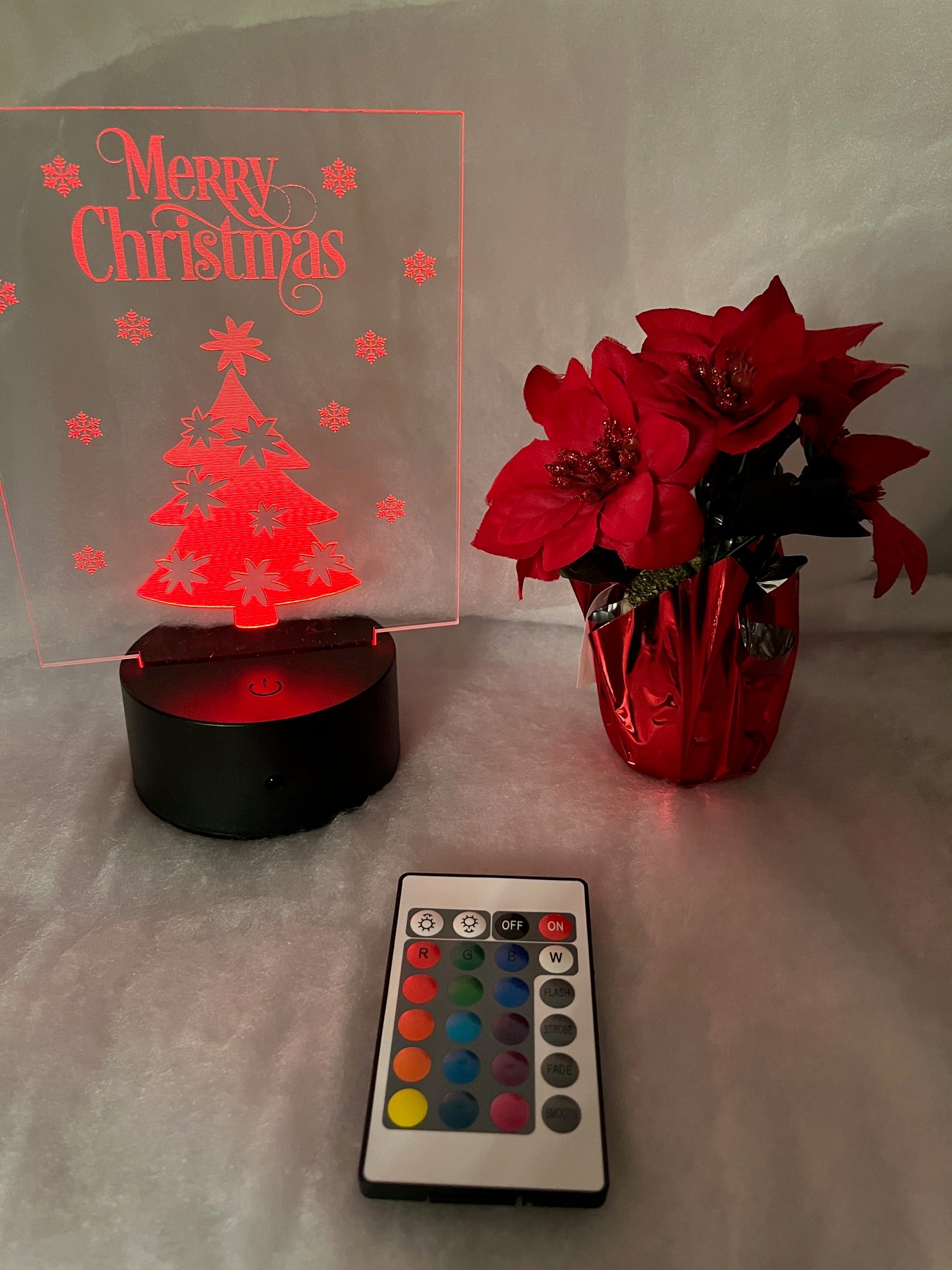 Christmas LED Decoration | Laser Engraved LED Light | Multi