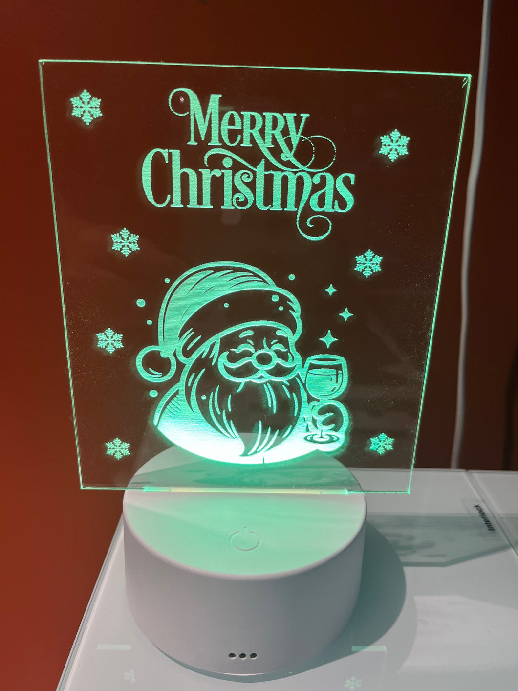 Christmas LED Decoration | Laser Engraved LED Light | Multi-Colored LED Light | Night Light