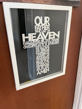 Load image into Gallery viewer, Laser Cut Lords Prayer Cross
