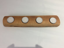 Load image into Gallery viewer, Handcrafted Cherrywood Tea Light Holder
