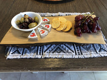 Load image into Gallery viewer, Handcrafted 17&quot; Live Edge Walnut Charcuterie Board
