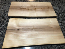 Load image into Gallery viewer, Set of 2 Live Edge Ash Wood Serving Boards
