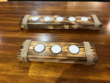 Load image into Gallery viewer, Rustic 3 or 5 Light Tealight Candle Holder

