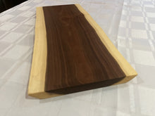 Load image into Gallery viewer, Live Edge Walnut Charcuterie Board
