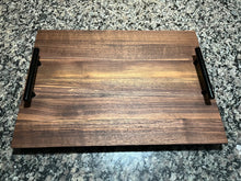 Load image into Gallery viewer, Handcrafted Walnut Serving Board
