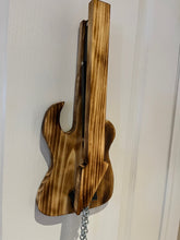 Load image into Gallery viewer, Handcrafted Guitar Shaped Folding Wall Mounted Hook &amp; Ring Toss Game
