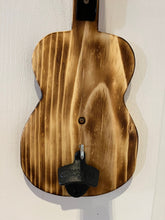 Load image into Gallery viewer, Handcrafted Acoustic Guitar Shaped Folding Wall Mounted Hook &amp; Ring Toss Game
