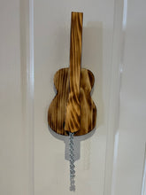 Load image into Gallery viewer, Handcrafted Acoustic Guitar Shaped Folding Wall Mounted Hook &amp; Ring Toss Game
