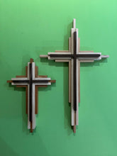 Load image into Gallery viewer, Just Added!!! Handcrafted, Multi-Layered Wooden Cross
